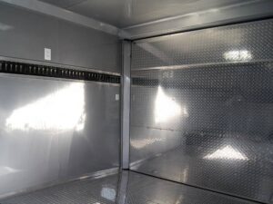 8.5×24 Custom Silver Enclosed Trailer ATP Floor (2) 5200lb Axle Storage - Image 13