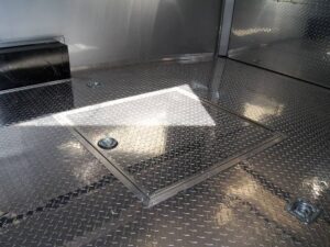 8.5×24 Custom Silver Enclosed Trailer ATP Floor (2) 5200lb Axle Storage - Image 14