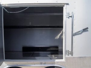 8.5×24 Custom Silver Enclosed Trailer ATP Floor (2) 5200lb Axle Storage - Image 15