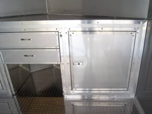 8.5×24 Custom Silver Enclosed Trailer ATP Floor (2) 5200lb Axle Storage - Image 20