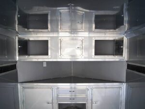 8.5×24 Custom Silver Enclosed Trailer ATP Floor (2) 5200lb Axle Storage - Image 22