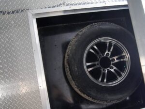 8.5×24 Custom Silver Enclosed Trailer ATP Floor (2) 5200lb Axle Storage - Image 33