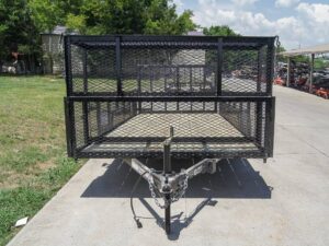 7×16 Straight Deck Utility Trailer with Stacked Baskets (2) 3500lb Axle - Image 2