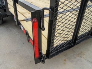 7×18 Dovetail Utility Trailer with Side Gate (2) 3,500lb Axles 7k GVWR - Image 12