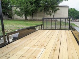 7×18 Dovetail Utility Trailer with Side Gate (2) 3,500lb Axles 7k GVWR - Image 15