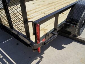 6.4×12 Straight Deck Utility Trailer (2) 3,500lb Axles with Brakes - Image 13