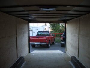Enclosed Trailer 8.5’x24′ Silver – Car Motorcycle Cargo Hauler Storage - Image 8