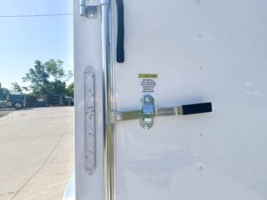 7×12 White V-Nose Enclosed Trailer (2) 3,500lb Axles Storage - Image 11