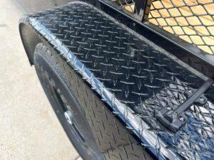 7×18 Black with Blackout Hybrid Enclosed Trailer (2) 7K Axles Storage - Image 13