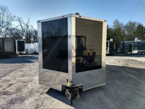 Enclosed Trailer 8.5′ X 26′ Black Race Ready Tandem 5,200lb Axles Storage - Image 2