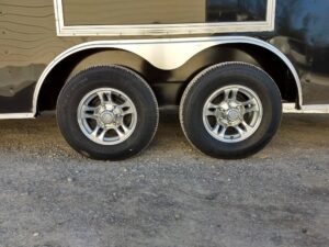 Enclosed Trailer 8.5′ X 26′ Black Race Ready Tandem 5,200lb Axles Storage - Image 18