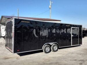 Enclosed Trailer 8.5′ X 26′ Black Race Ready Tandem 5,200lb Axles Storage - Image 5