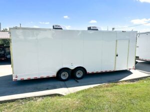8.5×24 V-Nose Tandem Enclosed Trailer with Elect Pkg A/C and Cabinets - Image 5