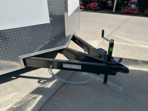 8.5×24 V-Nose Tandem Enclosed Trailer with Elect Pkg A/C and Cabinets - Image 7