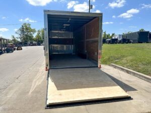 8.5×24 V-Nose Tandem Enclosed Trailer with Elect Pkg A/C and Cabinets - Image 13