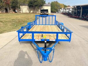 6’4″ x 14 Utility Trailer Dovetail With Gate Powder Coated 3,500lb Axle - Image 21