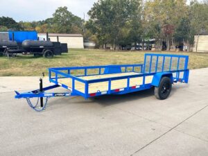 6’4″ x 14 Utility Trailer Dovetail With Gate Powder Coated 3,500lb Axle - Image 22