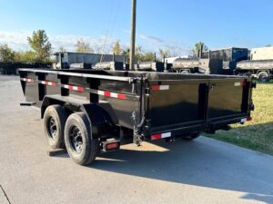 7×14 Gorilla Telescopic IBeam Dump Trailer with 2ft Sides (2) 7K Axles - Image 5