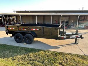 7×14 Gorilla Telescopic IBeam Dump Trailer with 2ft Sides (2) 7K Axles - Image 7