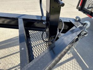 8.5×18 Deckover Trailer (2) 7,000lb Axles with Slide Out Ramps - Image 16