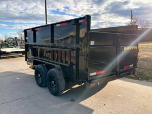 6×12 Hydraulic Dump Trailer with 4ft Sides (2) 5,200lb Axles - Image 4
