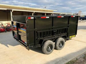 6×12 Hydraulic Dump Trailer with 4ft Sides (2) 5,200lb Axles - Image 7