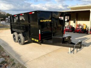 6×12 Hydraulic Dump Trailer with 4ft Sides (2) 5,200lb Axles - Image 9
