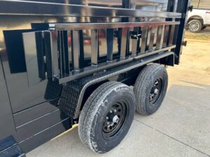 6×12 Hydraulic Dump Trailer with 4ft Sides (2) 5,200lb Axles - Image 12
