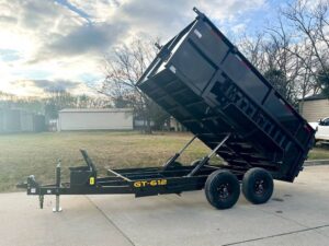 6×12 Hydraulic Dump Trailer with 4ft Sides (2) 5,200lb Axles - Image 19