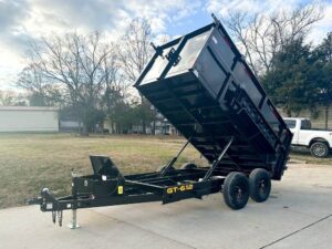 6×12 Hydraulic Dump Trailer with 4ft Sides (2) 5,200lb Axles - Image 2
