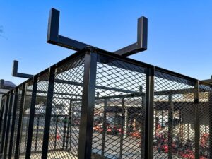 6.4×16 Straight Deck Utility Trailer 6ft Mesh Sides Ladder Racks (2) 3,500lb Axles - Image 9