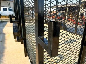 6.4×16 Straight Deck Utility Trailer 6ft Mesh Sides Ladder Racks (2) 3,500lb Axles - Image 10