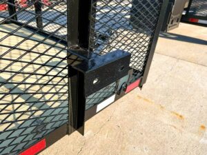 6.4×16 Straight Deck Utility Trailer 6ft Mesh Sides Ladder Racks (2) 3,500lb Axles - Image 16