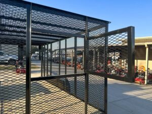 6.4×16 Straight Deck Utility Trailer 6ft Mesh Sides Roof (2) 3,500lb Axles - Image 9