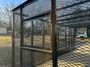 6.4×16 Straight Deck Utility Trailer 6ft Mesh Sides Roof (2) 3,500lb Axles - Image 12