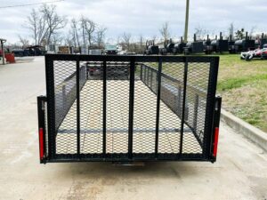 6.4×20 2ft Mesh Sides Utility Trailer Dovetail (2) 3500lb Axle - Image 7