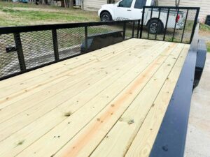 6.4×20 2ft Mesh Sides Utility Trailer Dovetail (2) 3500lb Axle - Image 14