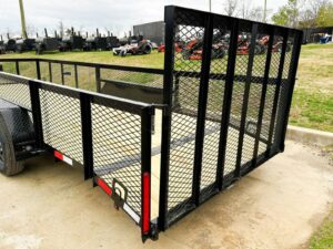 6.4×20 2ft Mesh Sides Utility Trailer Dovetail (2) 3500lb Axle - Image 17