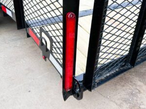 6.4×20 2ft Mesh Sides Utility Trailer Dovetail (2) 3500lb Axle - Image 18