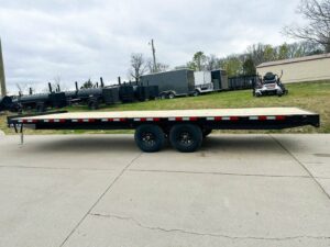 8.5×24 IBeam Deckover Equipment Trailer Straight Deck (2) 5200lb Axles - Image 5