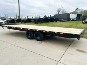 8.5×24 IBeam Deckover Equipment Trailer Straight Deck (2) 5200lb Axles - Image 6