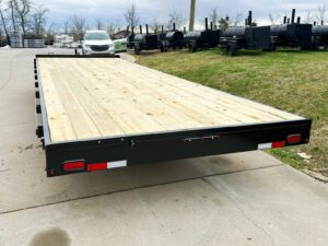 8.5×24 IBeam Deckover Equipment Trailer Straight Deck (2) 5200lb Axles - Image 7