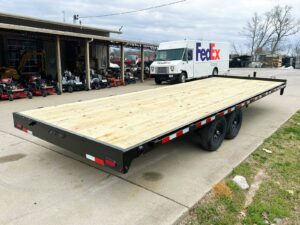 8.5×24 IBeam Deckover Equipment Trailer Straight Deck (2) 5200lb Axles - Image 8