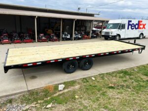 8.5×24 IBeam Deckover Equipment Trailer Straight Deck (2) 5200lb Axles - Image 9