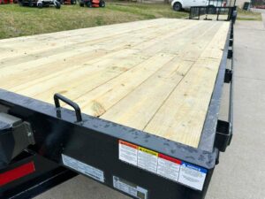 8.5×24 IBeam Deckover Equipment Trailer Straight Deck (2) 5200lb Axles - Image 15