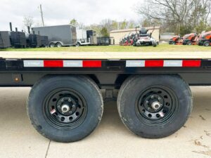 8.5×24 IBeam Deckover Equipment Trailer Straight Deck (2) 5200lb Axles - Image 17
