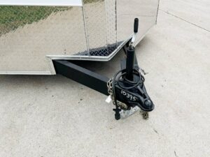 7×16 White V-Nose Enclosed Trailer (2) 3,500lb Axles 7ft Interior 7K GVWR - Image 15