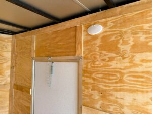 7×16 White V-Nose Enclosed Trailer (2) 3,500lb Axles 7ft Interior 7K GVWR - Image 19