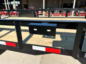 6.4×12 Powder Coated Dovetail Utility Trailer With Gate 3500lb Axle - Image 12