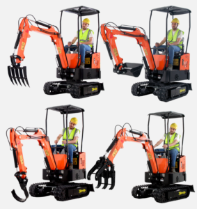 AX-12B | 13.5 HP B&S Engine Mini Excavator - Image 18